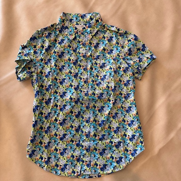 Crewcuts Other - Crewcuts floral button down shirt for boys